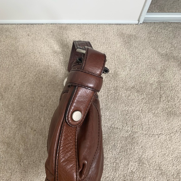 Fossil Dark Brown Leather Shoulder Bag - Picture 4 of 5
